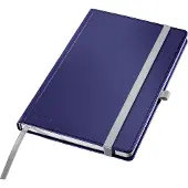 Leitz Style notesbog A5 linjeret med hardcover Titan blå