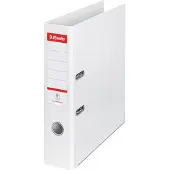 Esselte Brevordner Standard PP, 30% recirkuleret folie (før forbrug), FSC A4/75 mm Hvid - (10 stk.)