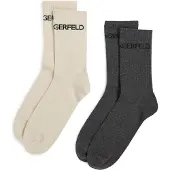 Karl Lagerfeld Sokker ecru / grafit