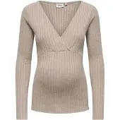 ONLY Maternity Shirts 'OLMLola' mokka
