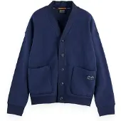 Scotch & Soda Loose Fit Button Down Sweatshirt