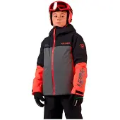 Rossignol - Skijakker børn - Jr Hero Velika Insulated Jacket Black til Unisex - Børnetoj Størrelse 10 År - Sort