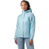 Helly Hansen Seven J, regnjakke, dame, lyseblå