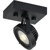 QAZQA Moderne overflademonteret spotlight sort inkl. dæmpbar LED - Apollo