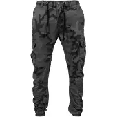 Urban Classics Cargobukser ' Camo Cargo Jogging Pants ' grå
