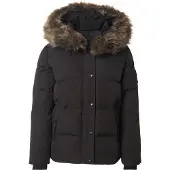 Superdry Superdrytil kvinder. W5011929A Everest 5 Baffle Puffer Jacket sort (M), Casual, Genanvendt polister, Bæredygtig