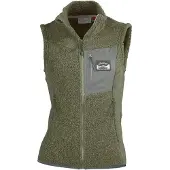 Lundhags Flok Wool Pile Vest W, mellemlag, dame, grøn