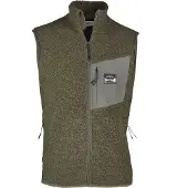 Lundhags Flok Wool Ms Pile Vest, mellemlag, herre, grøn