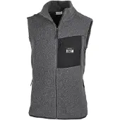Lundhags Flok Wool Ms Pile Vest, mellemlag, herre, grå