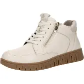 Caprice Bootie, white, made of Leather without heel, Size 36