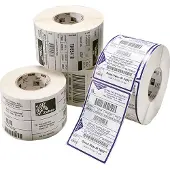 Zebra Z-Select 2000T - Mat - permanent akryllisk klæbemiddel - belagt - perforeret - hvid - 102 x 76 mm 11160 etikette(r) (12 rulle(r) x 930) etiketter