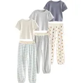 Next Nattøj beige / marin / grå-meleret
