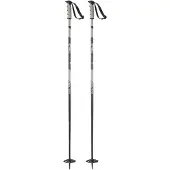 Salomon - Skistave - Steep Black/Grey til UnisexAluminium - Størrelse 120 cm - Sort