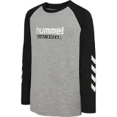 Hummel Funktionsskjorte grå-meleret / sort / hvid