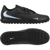 Nike Phantom 6 Low Club-fodboldsko til grus - sort