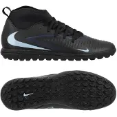 Nike Phantom 6 Club High Cut TF Shadow - Sort/Blå - Turf (TF), størrelse 38