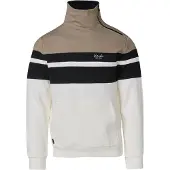 KOROSHI Pullover greige / sort / offwhite