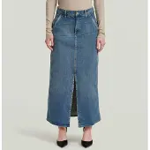 G-Star Revynn Long Skirt - Medium blue - Women