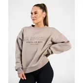 MM Sports Sweater Wmn Varsity, Taupe - M