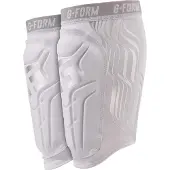 G-Form Benskinner V2 - Hvid/Sølv, størrelse Medium