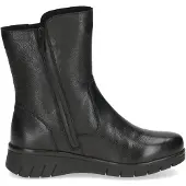 Caprice Bootie, black, made of Leather without heel, Size 39