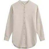 Mela London Bluse 'Aaban' beige-meleret