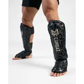 MM Combat Shinguards - Black/Gold - M