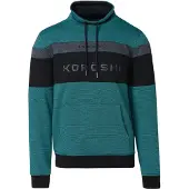 KOROSHI Sweatshirt turkis / antracit / sort