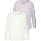 Vivance Shirts creme / lavendel