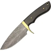 Damascus Hunter Horn Handle