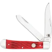 Cobratec Knives Trapper Red Bone