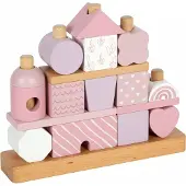 Small Foot Design Stacking House pink