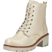 Caprice Bootie, white, made of Leather without heel, Size 38