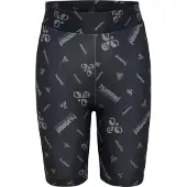 Hummel Cykelshorts - hmlJR - Black/Ebony m. Logo - - 4 år (104) - Shorts