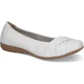 Caprice Ballerina, white, made of Leather, Size 38