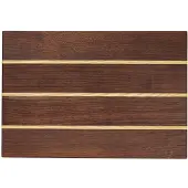 Ferm Living Stribe skærebræt fine 25x36 cm Walnut-ash
