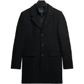 Superdry Superdrytil mænd. M5012265A Tailored 2 i 1 Town frakke sort (XL), Casual, Bomuld, Klassisk