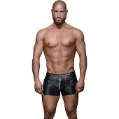 Noir Handmade H006 Men Shorts PVC Black