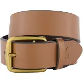 Ralph Lauren Polo Ralph Laurentil mænd. 405913732002 Læderbælte med brun hest (32), Casual, Havanna, Klassisk