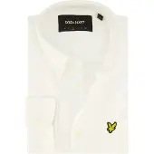 Lyle & Scott ye & Scott Pain Oxford skjorte hvid Hvid måe