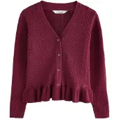 Clarks Cardigan burgunder