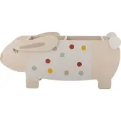 Bloomingville Bogkasse - 87 cm - Villja - Hvid m. Prikker - - OneSize - Opbevaring