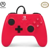 PowerA Games Switch Wired Controller Raspberry Red Power A