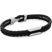 Diesel Armbånd sort / sølv