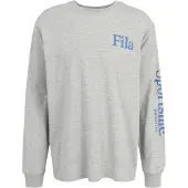 FILA Funktionsskjorte 'LAON' dueblå / grå-meleret
