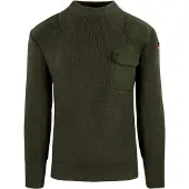 Normani Pullover ' Barntrup ' gul / oliven / rød / sort