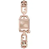 Furla Analogt ur rosa guld
