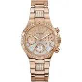 GUESS Analogt ur 'Harlow' rosa guld