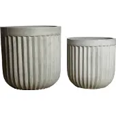 House Doctor blomsterkrukke 2 stk Concrete