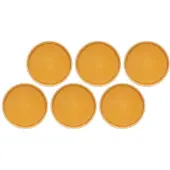 Rose &Tulipani ROP Arpeggio Set 6 salad plates 21 cm, oranžinis